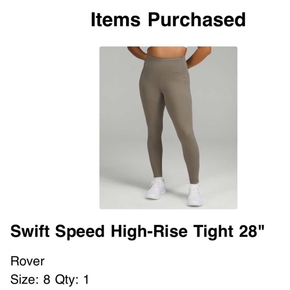 Lululemon Swift Speed Leggings